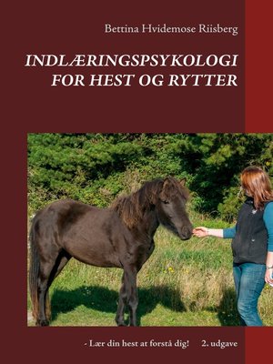 cover image of Indlæringspsykologi for hest og rytter
